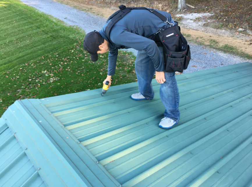 Roof painting in West Auckland 