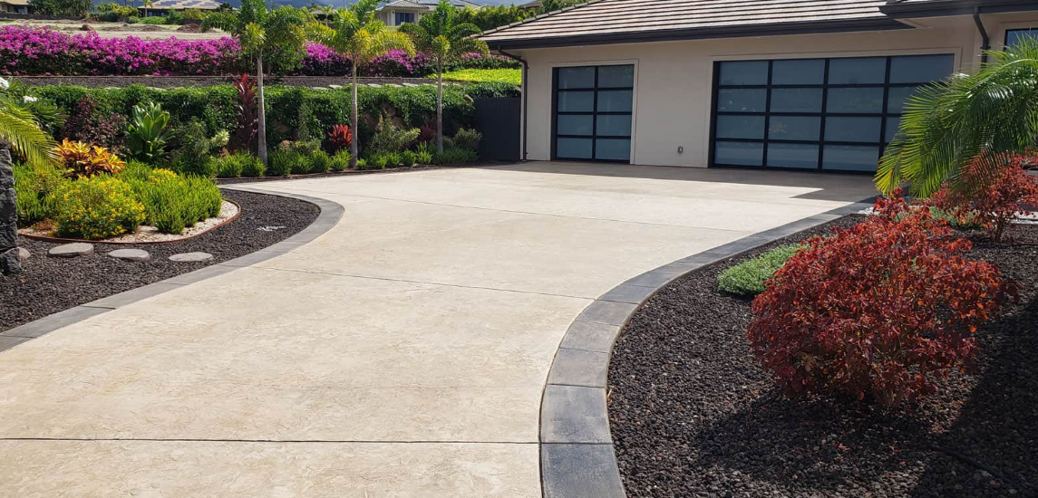 concrete driveways