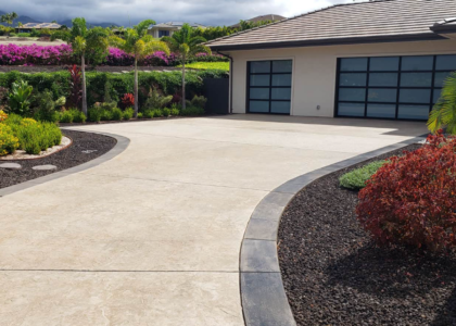 concrete driveways